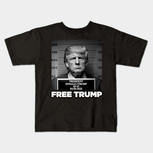 Free Donald Trump shot Kids T-Shirt